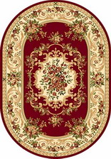 Ковер OLYMPOS_d057, 2,5*4, OVAL, RED